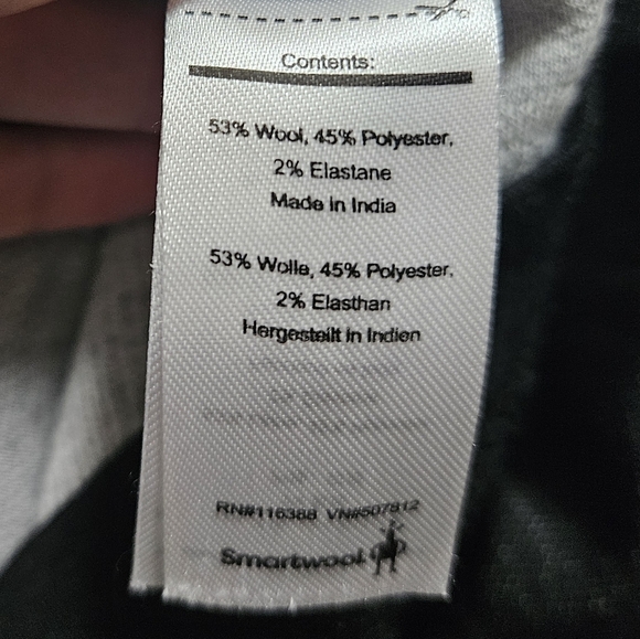 Smartwool Intraknit Merino Wool Blend Sleek Wicking Base Layer Large - Picture 6 of 8